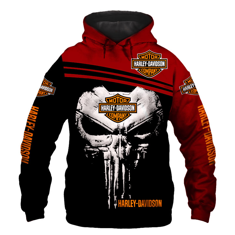 Grau 3XL Sweatshirt Harley-Davidson Genuine Classics Pullover Herren Hoodie Gr 