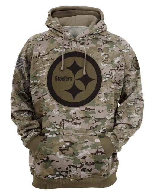 steelers army hoodie