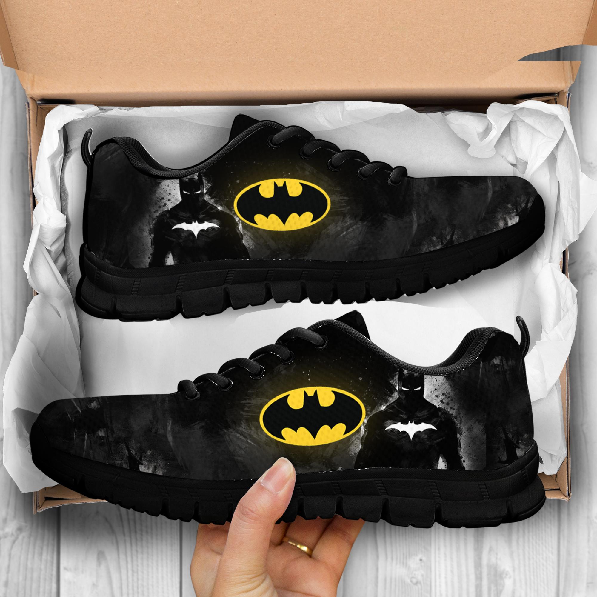 batman full over print low top shoes