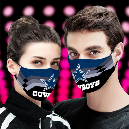 Dallas CowBoys cloth fabric face mask