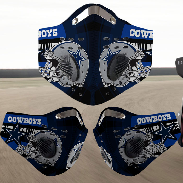 Dallas Cowboys filter face mask - Teasearch3d 120520 ...