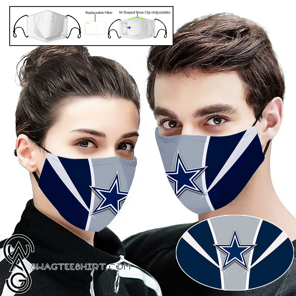 Dallas cowboys full printing face mask - maria • LeeSilk ...