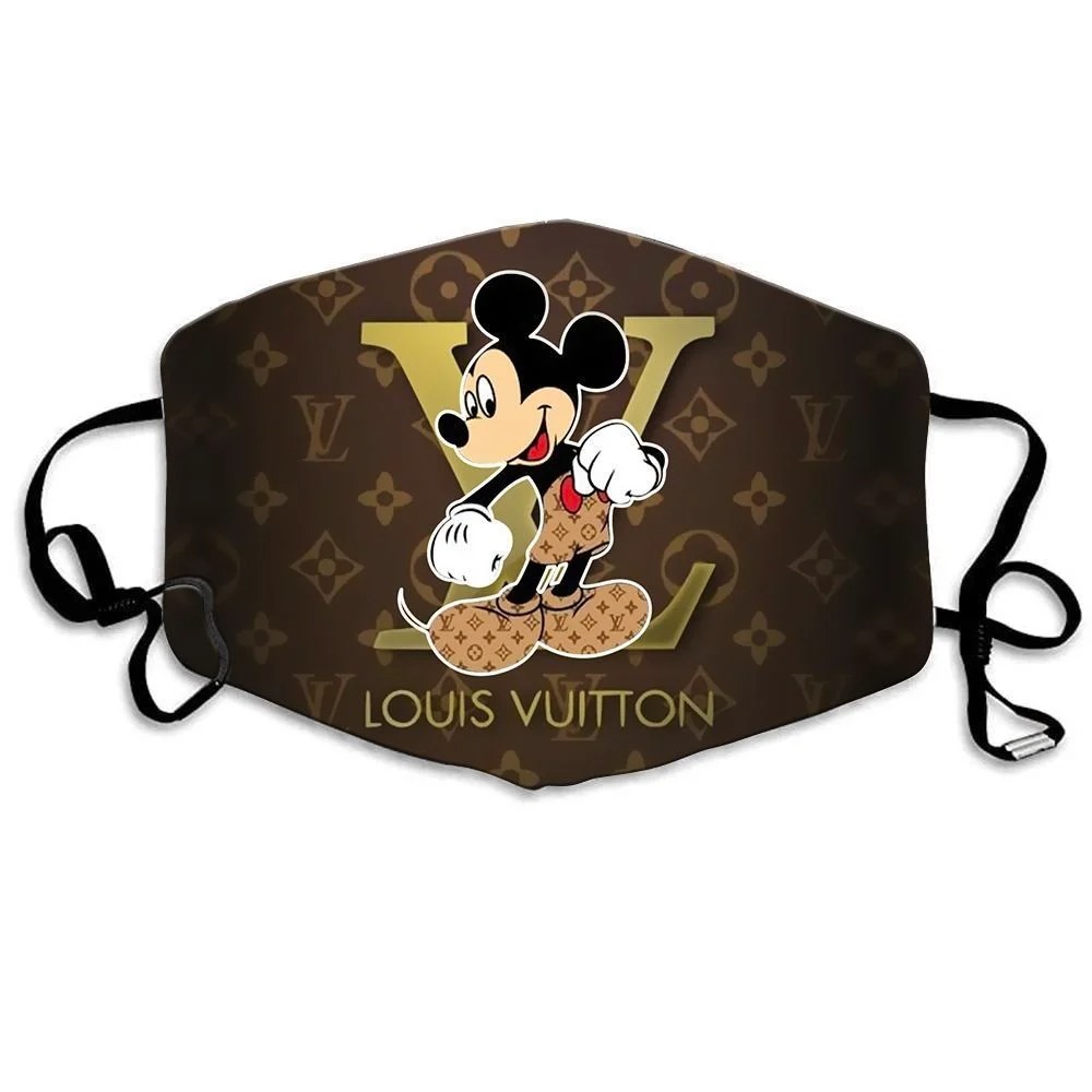 Mickey Mouse Louis Vuitton face mask - TAGOTEE • LeeSilk - Shop custom shirts online in USA and EU