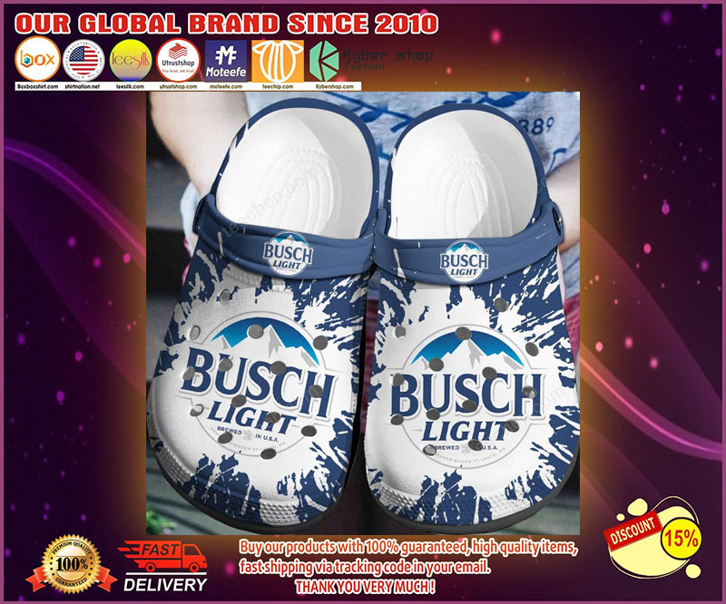 busch beer crocs