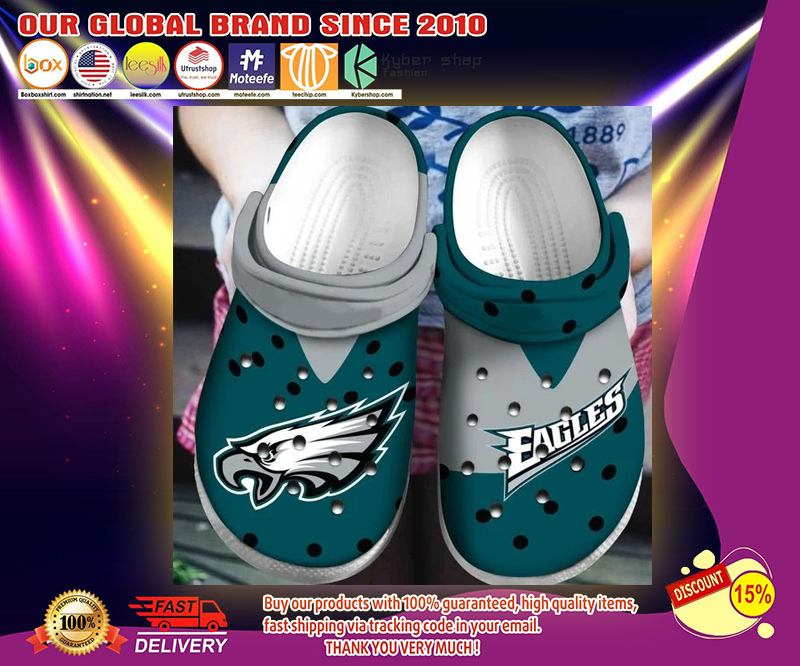 Philadelphia Eagles crocs shoes