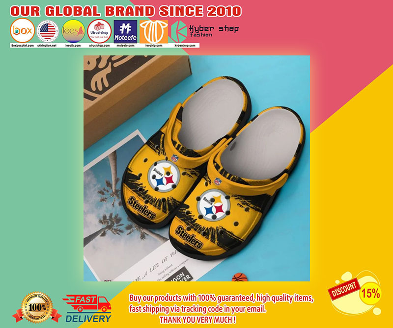 Pittsburgh Steelers crocband crocs shoes