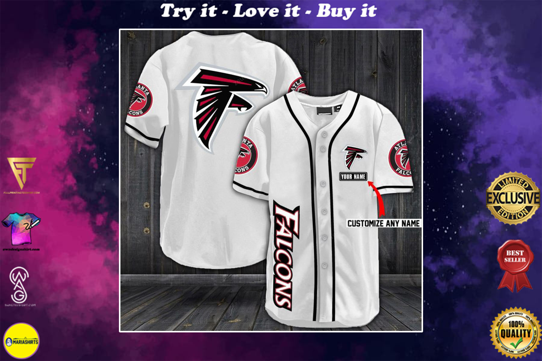 personalized falcons jersey