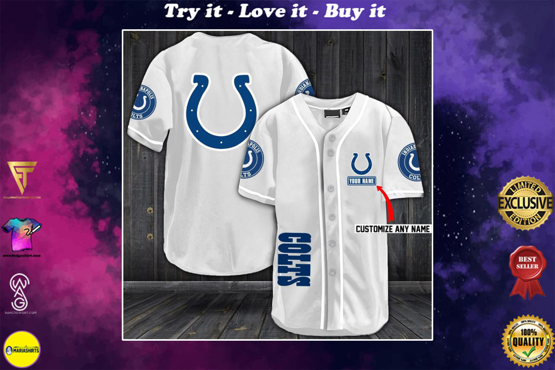 indianapolis colts personalized jersey