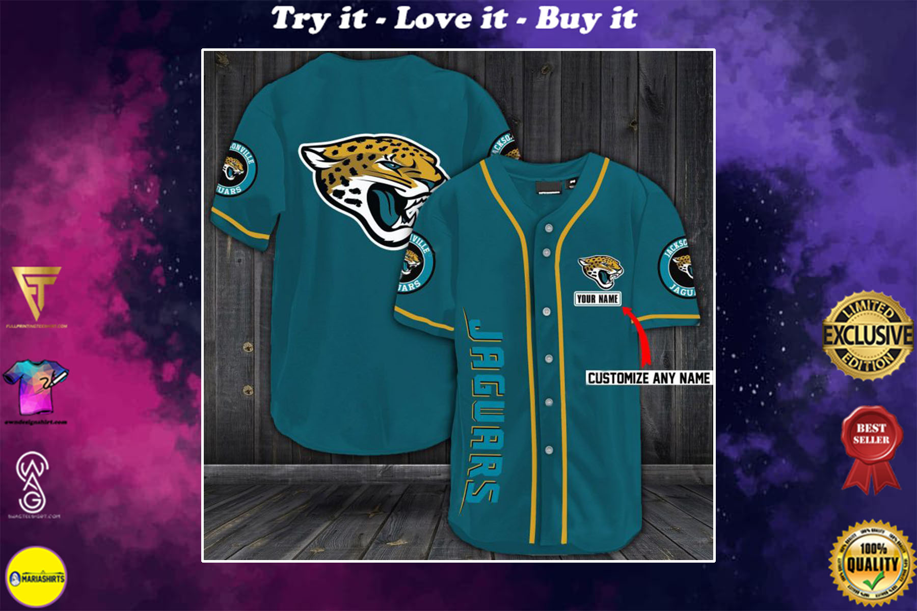 personalized jaguars jersey