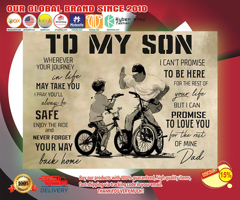 BMX to my son poster