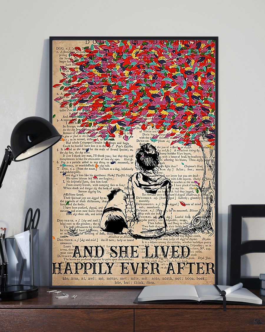 Shih Tzu and she lived happily ever after poster - BBS 1
