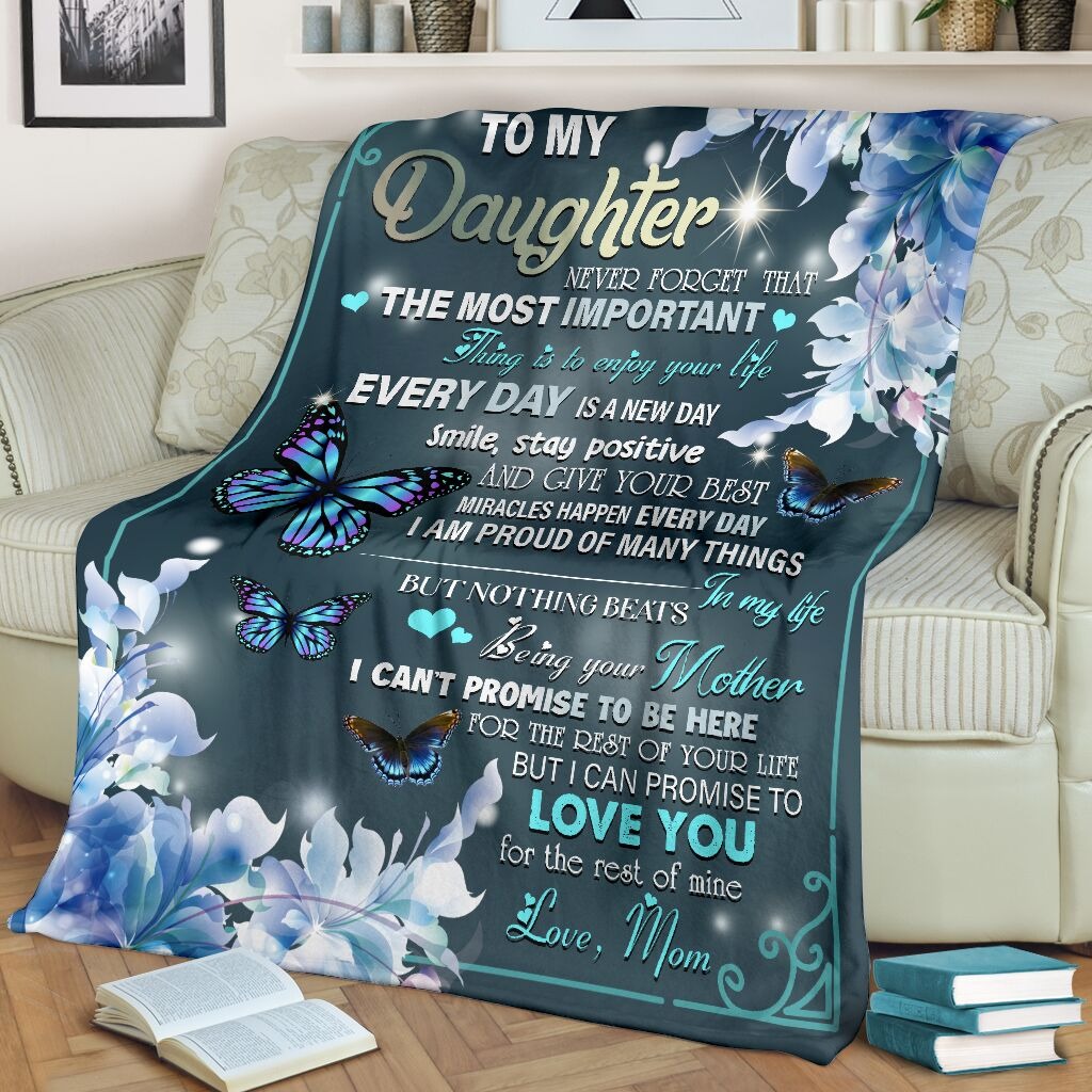 To my daughter never forget that the most important thing is to enjoy your life quilt - BBS 2