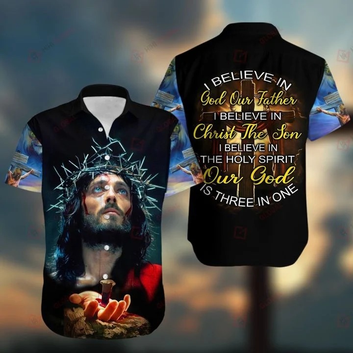 I believe in god our father i believe in christ the son 3D T-shirt 1