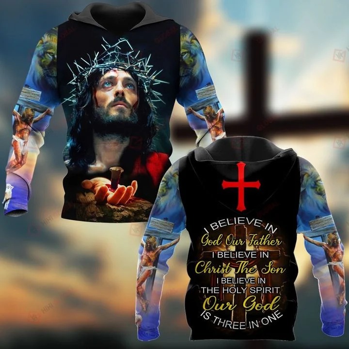 I believe in god our father i believe in christ the son 3D T-shirt 2