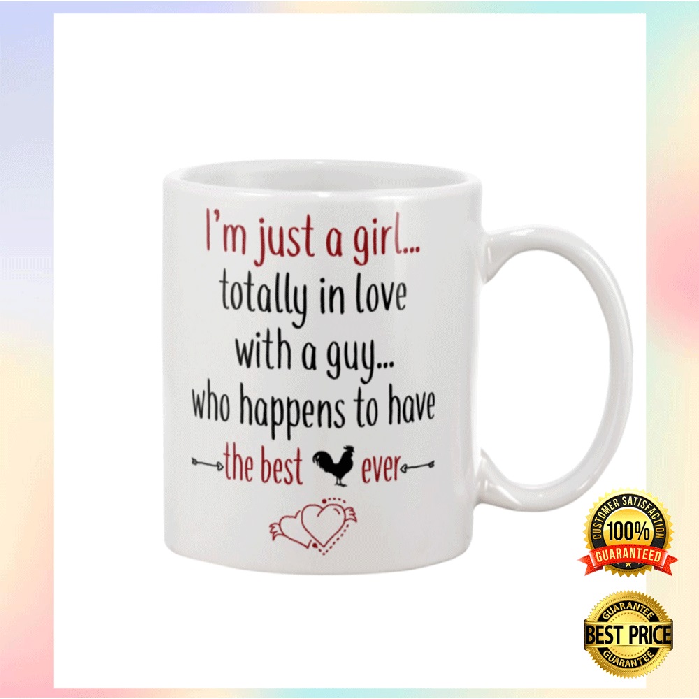 I'm Just A Girl Totally In Love With A Guy Mug 1