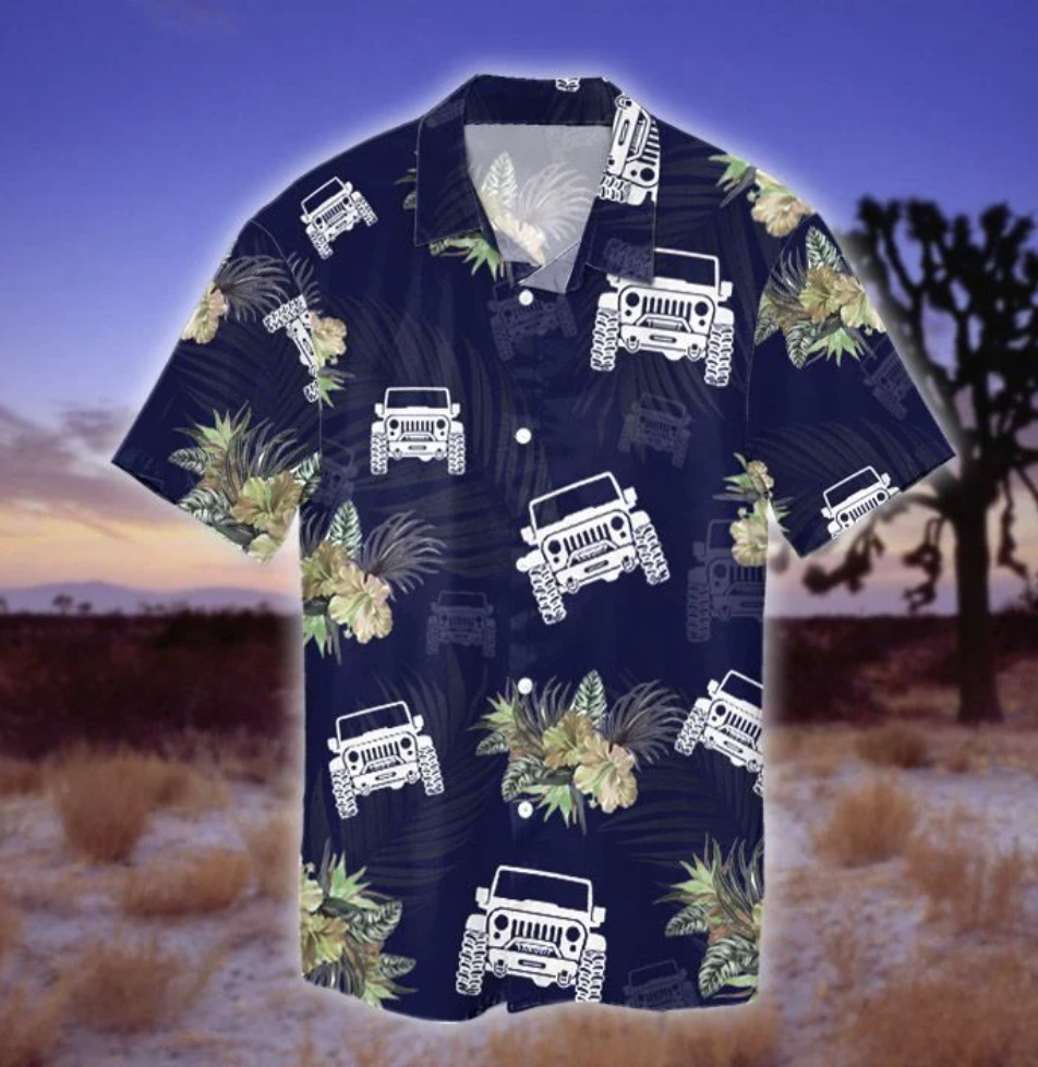 Jeep Tropical Hawaiian Shirt 3