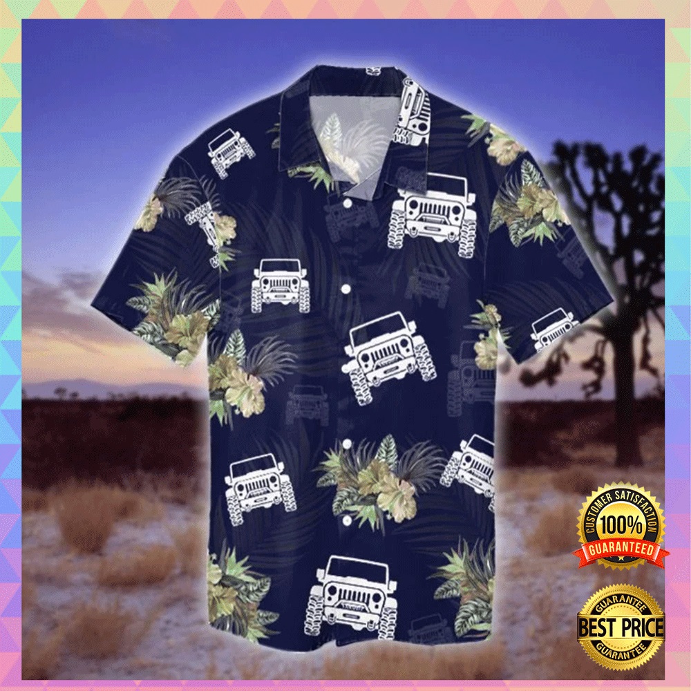 Jeep Tropical Hawaiian Shirt 1