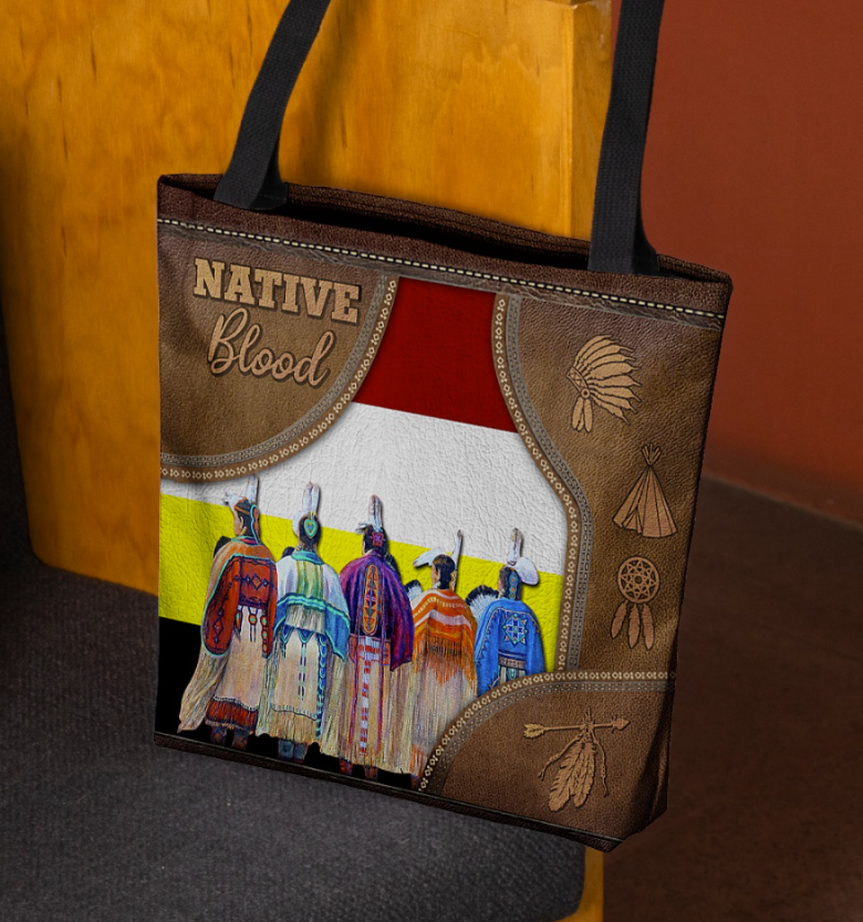 Native blood tote bag 4
