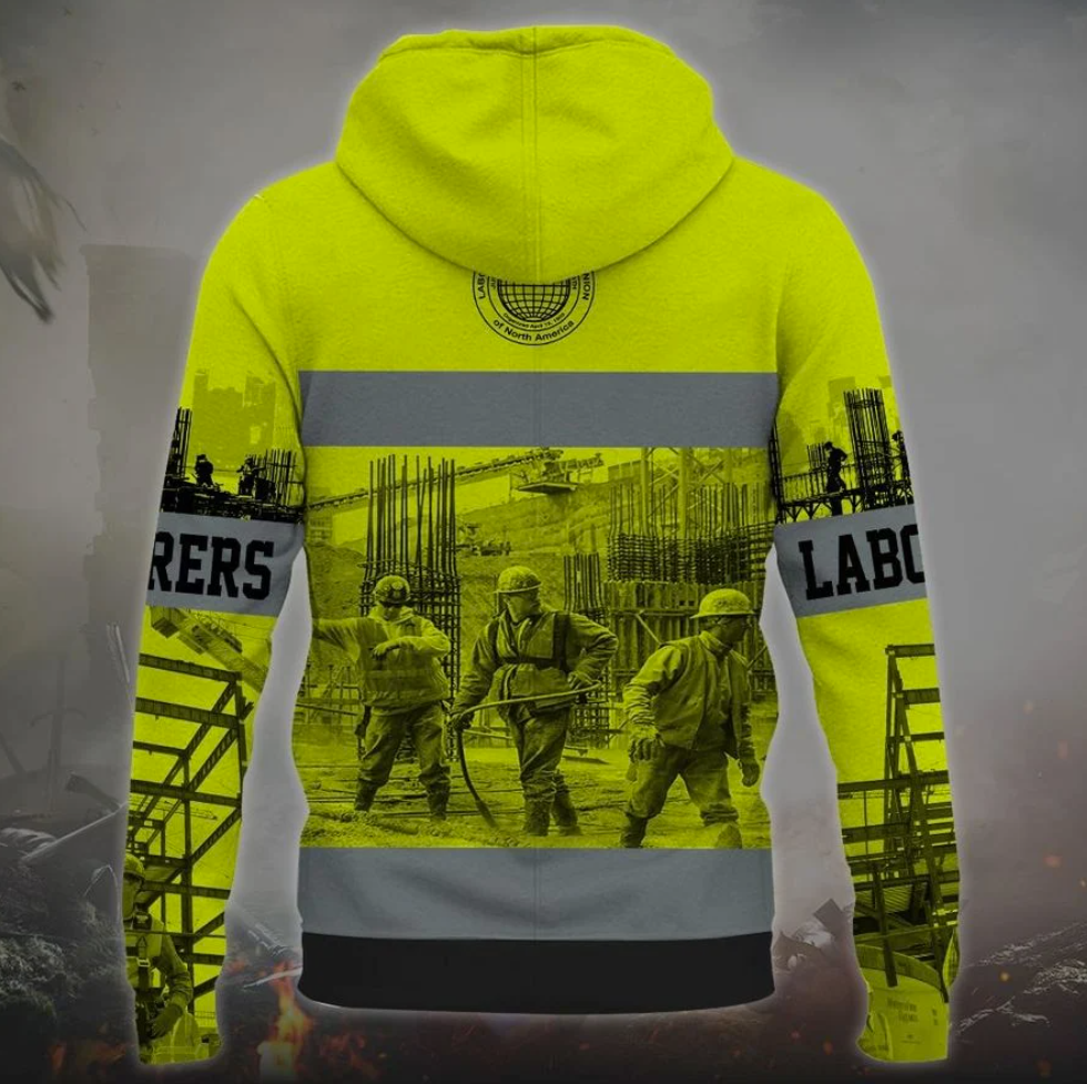 Personalized Laborers International Union of North America all over printed 3D hoodie 1