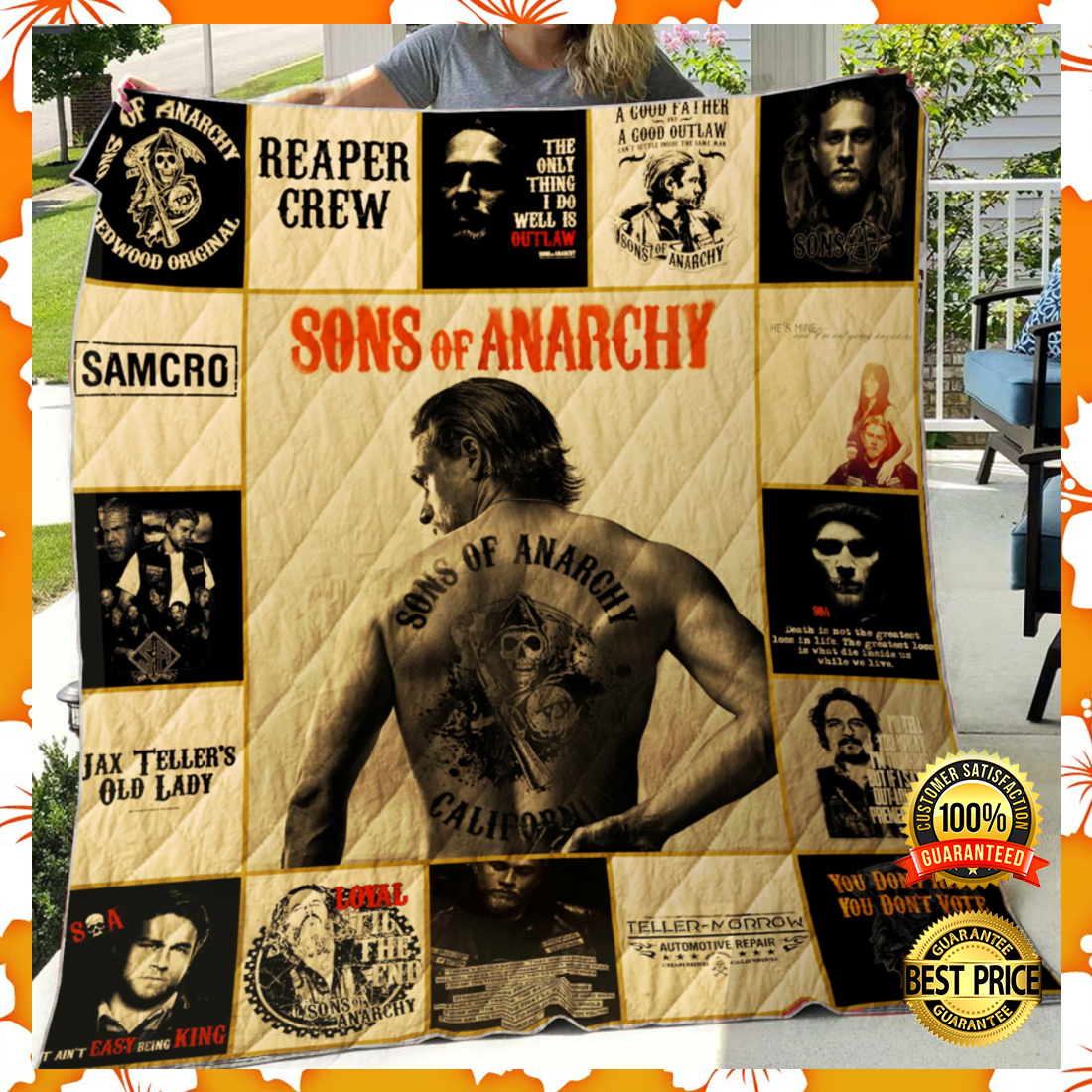 Sons of anarchy quilt 4
