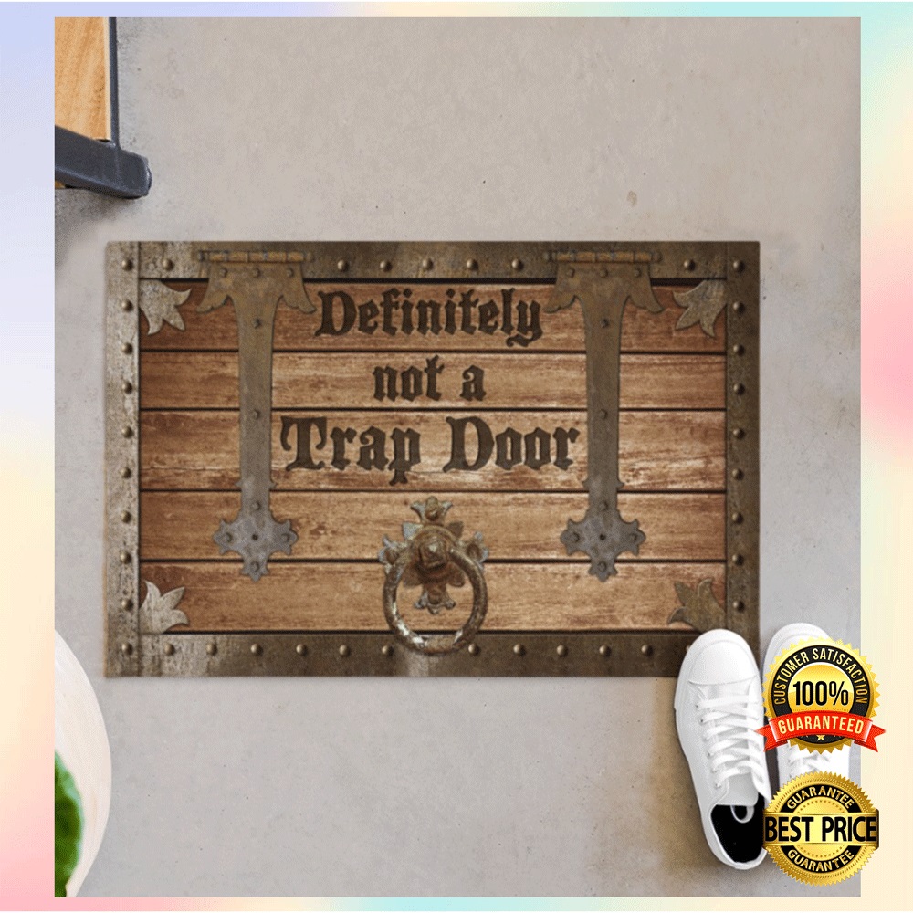 Definitely Not A Trap Door Doormat 1