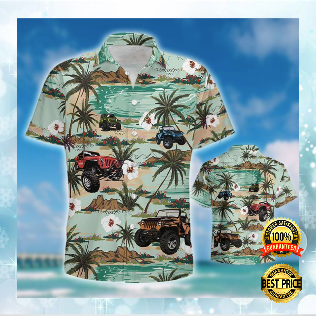 Jeep Car Hawaiian Shirt 4