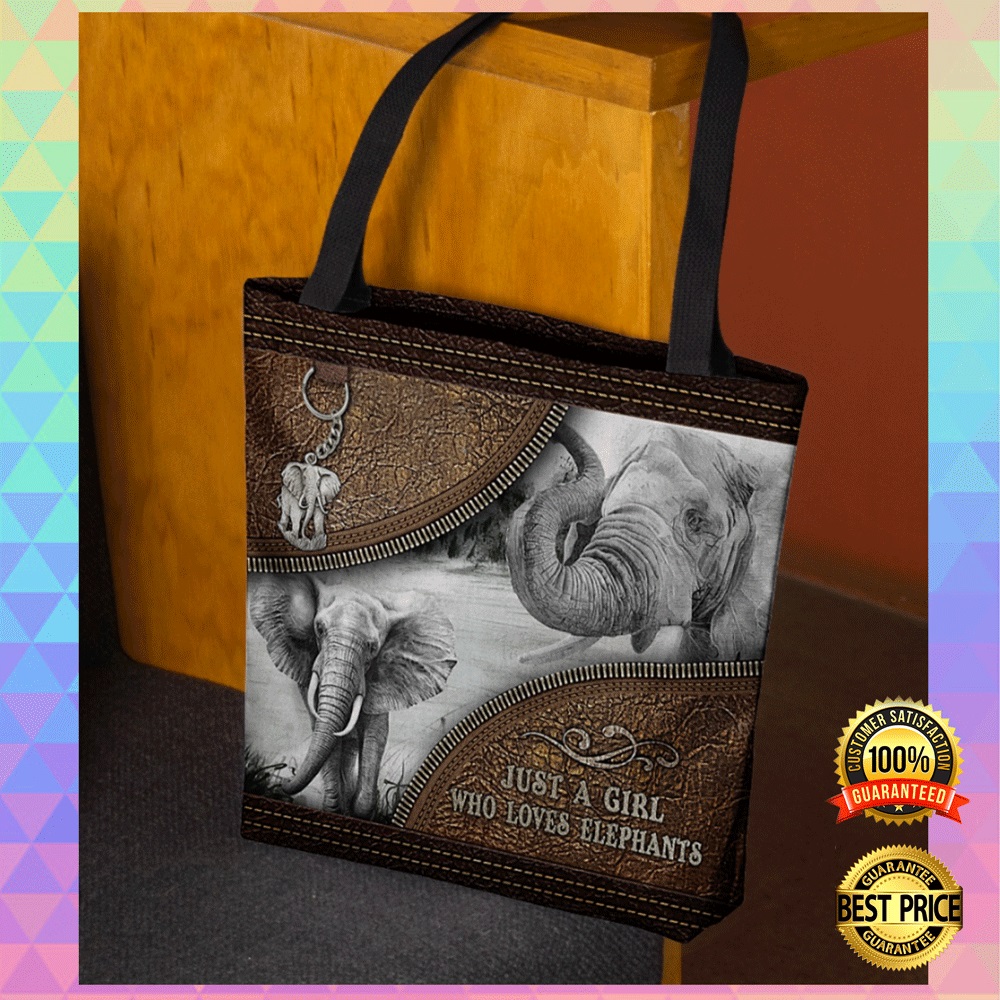 Just A Girl Who Love Elephant Tote Bag 4