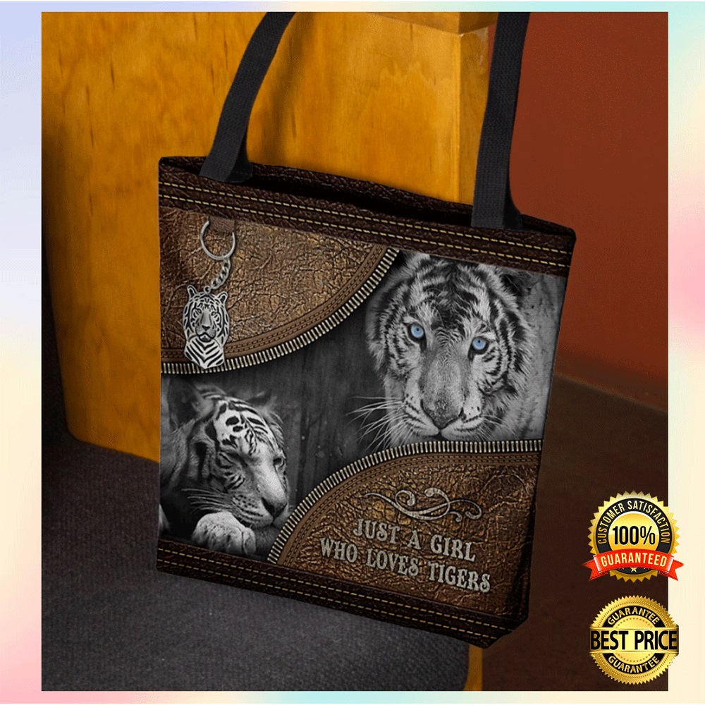 Just A Girl Who Loves Tigers Tote Bag 2
