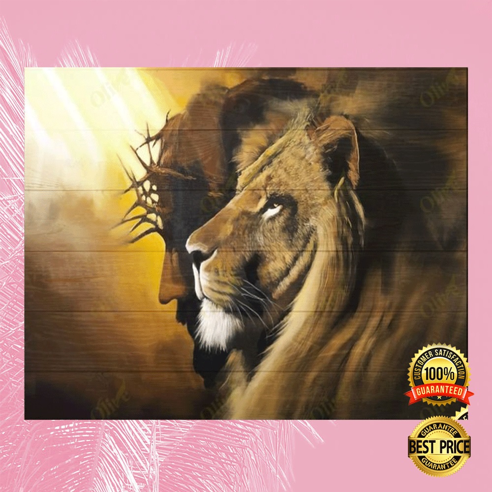 Lion And Jesus Canvas 2