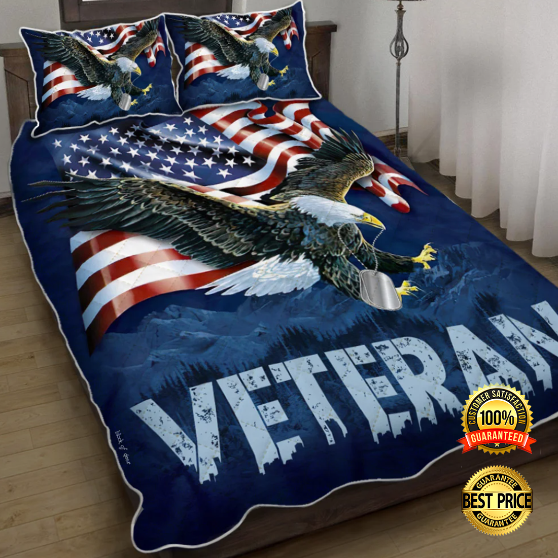 American Eagle veteran bedding set 3 1