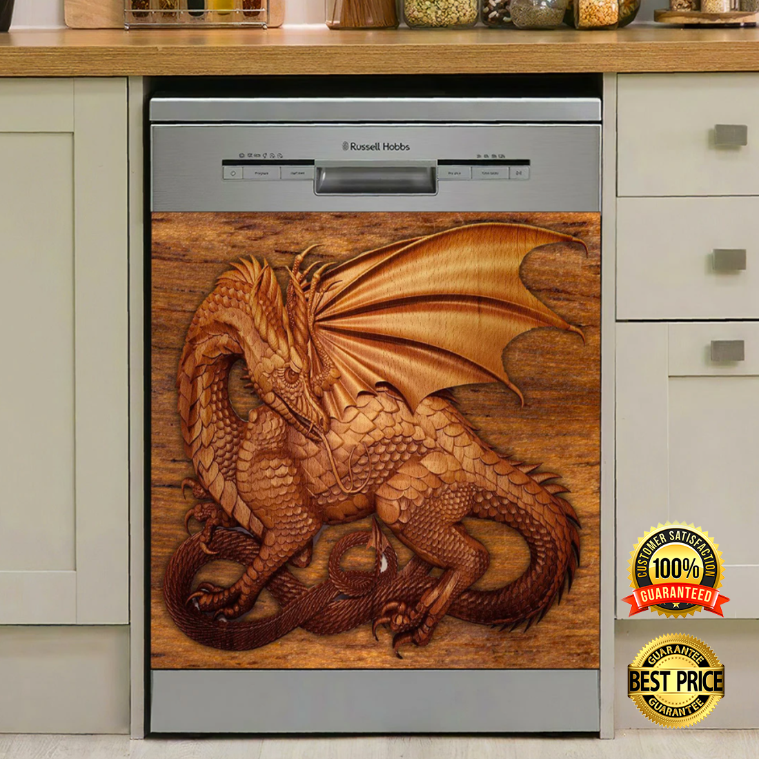 Dragon lovers dishwasher cover 4
