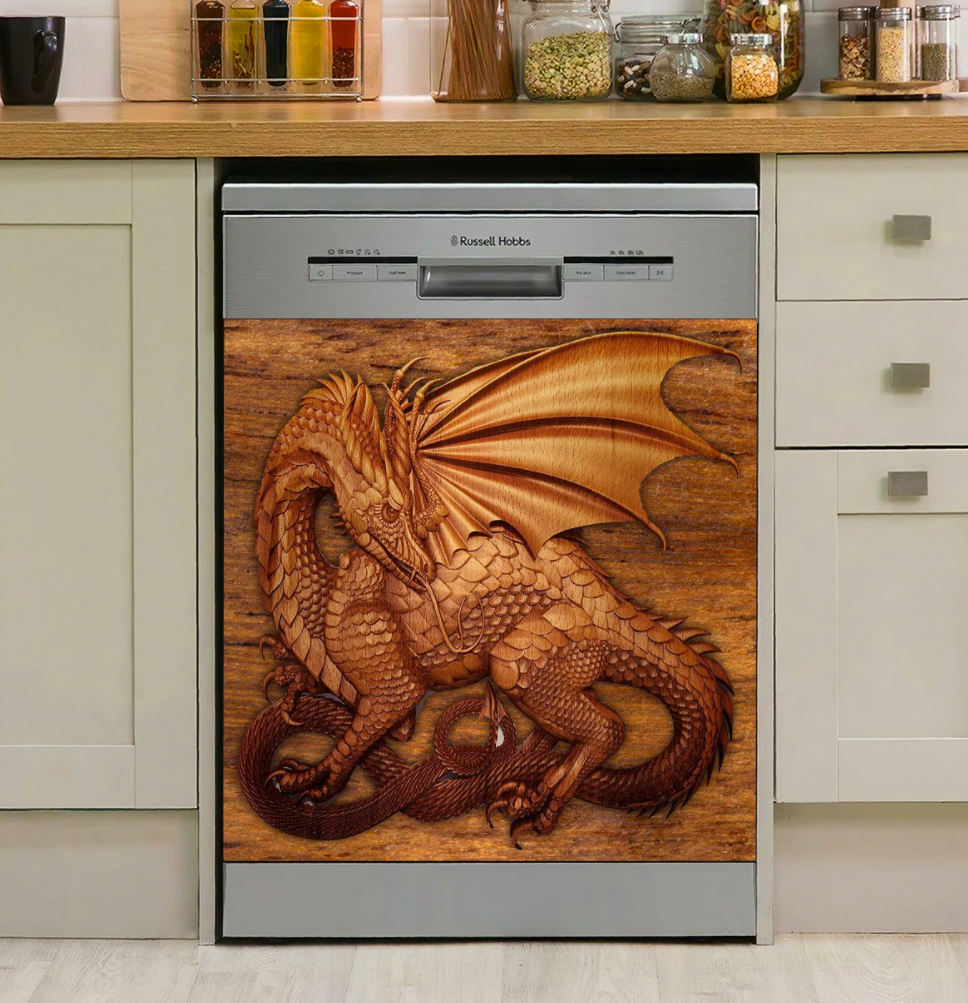 Dragon lovers dishwasher cover