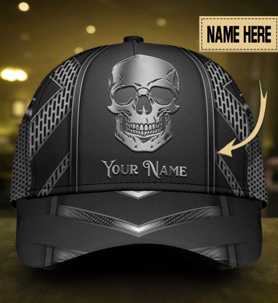 Personalized skull cap