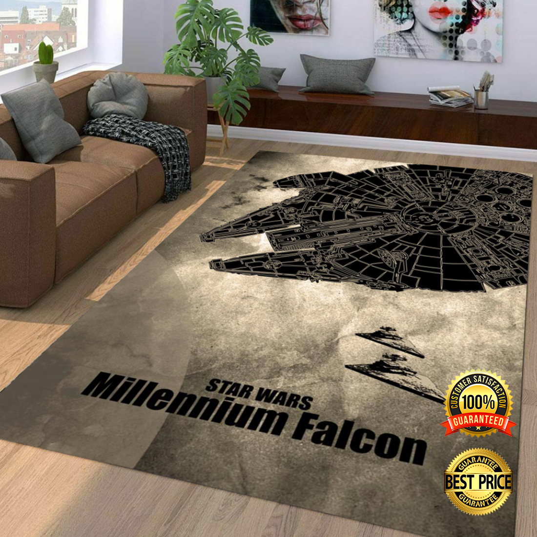 Star Wars Millennium Falcon rug 4