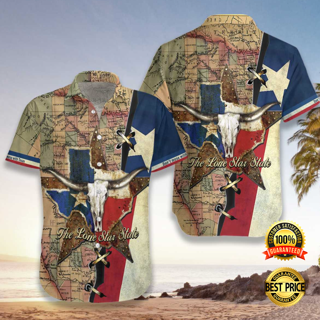 Texas the lone star state hawaiian shirt 5