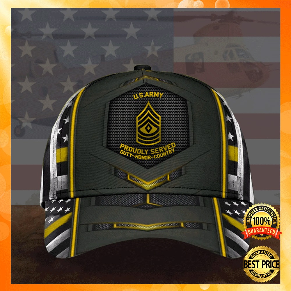 US army proudly served duty honor country cap1