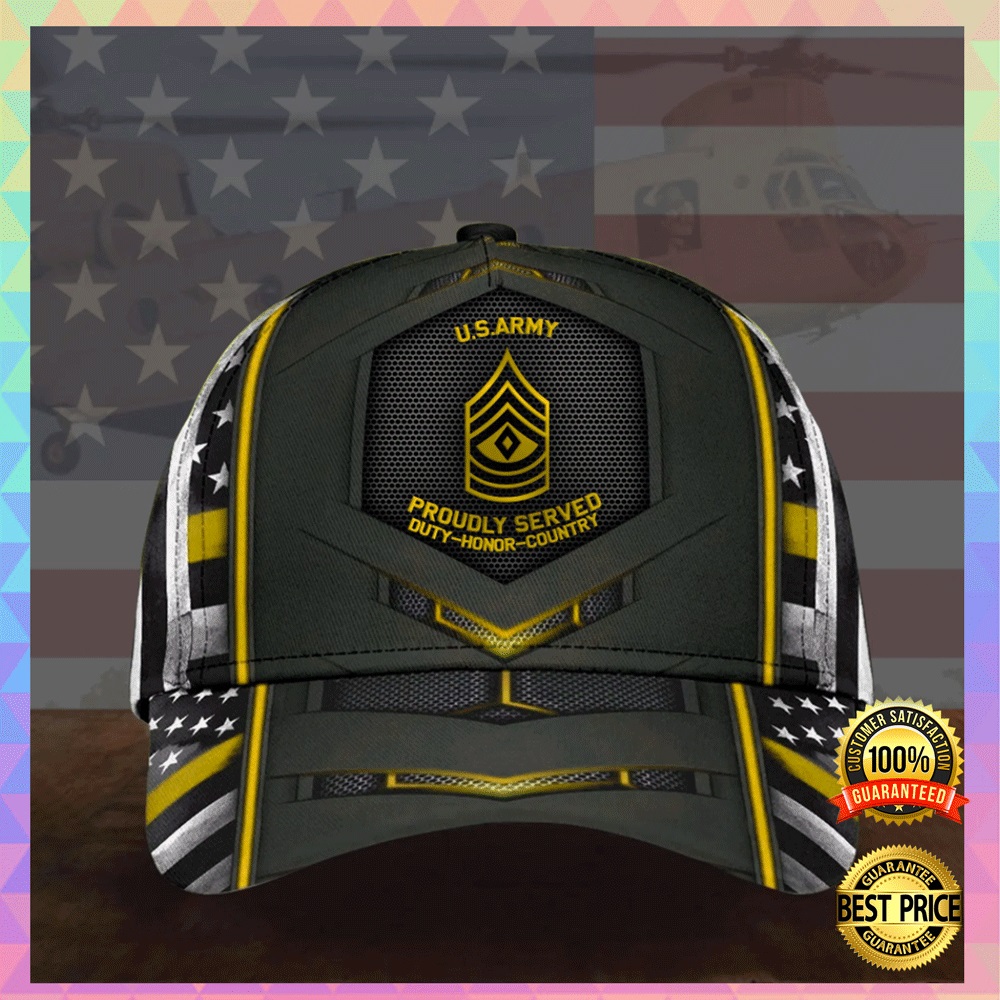 US army proudly served duty honor country cap2