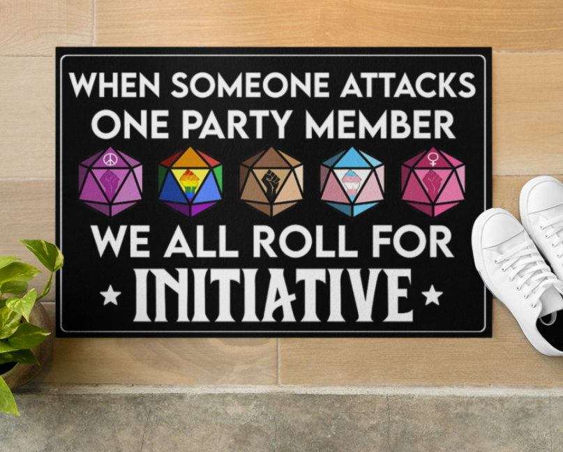 When someone attacks one party member we all roll for initiative doormat 1