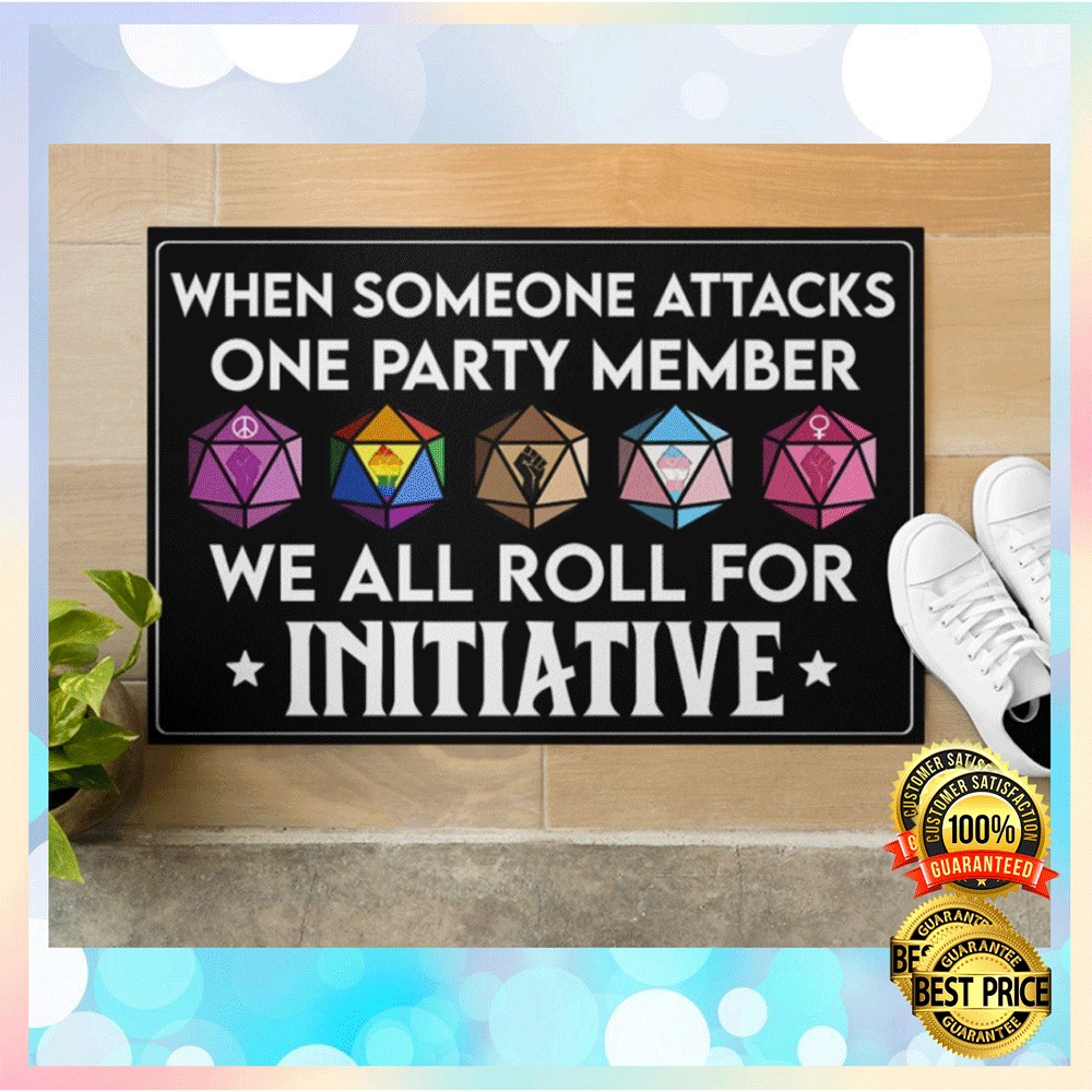 When someone attacks one party member we all roll for initiative doormat2