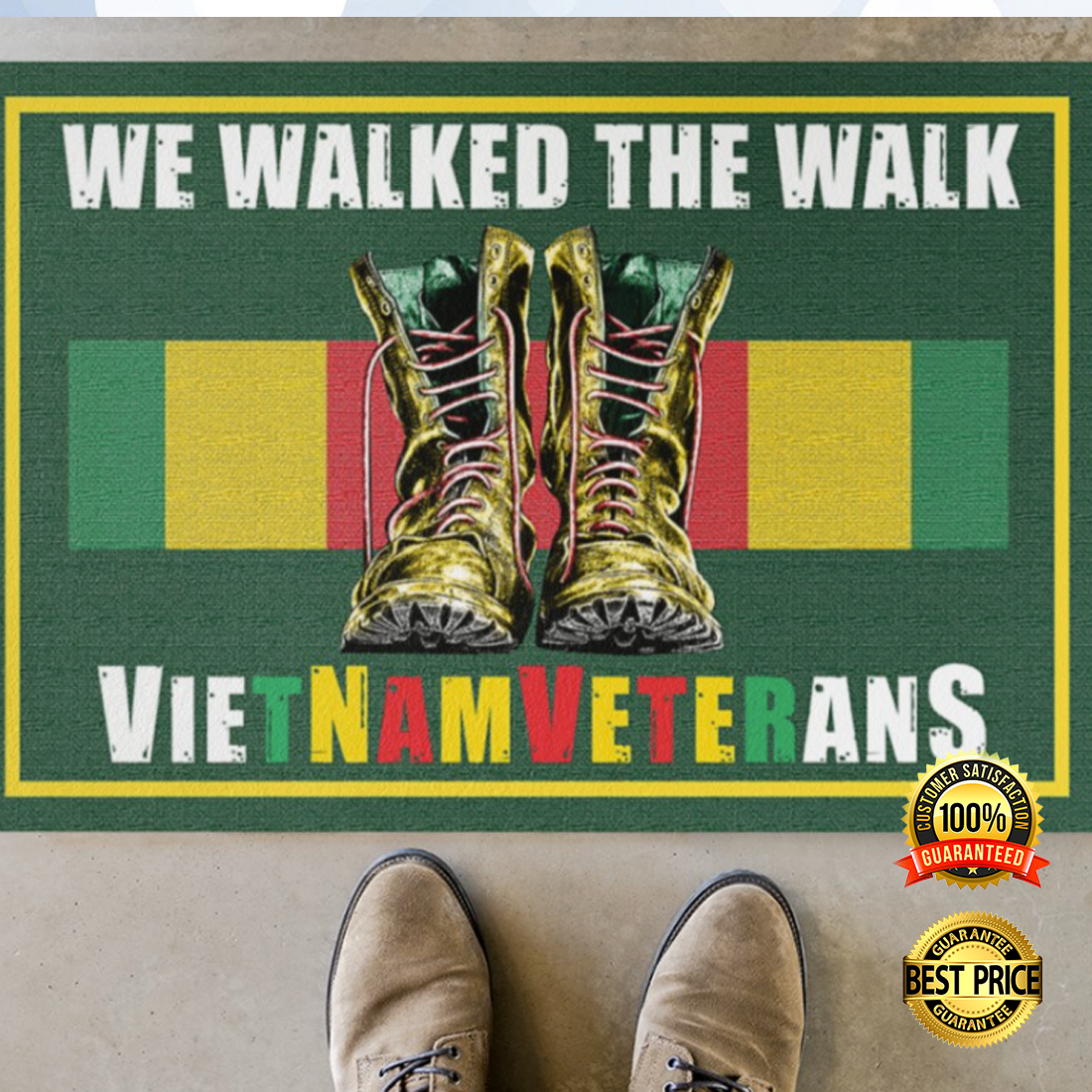 We walked the walk Vietnam veterans doormat 4