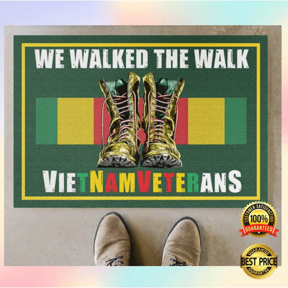 We walked the walk Vietnam veterans doormat1