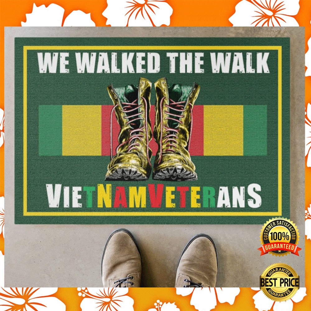 We walked the walk Vietnam veterans doormat2