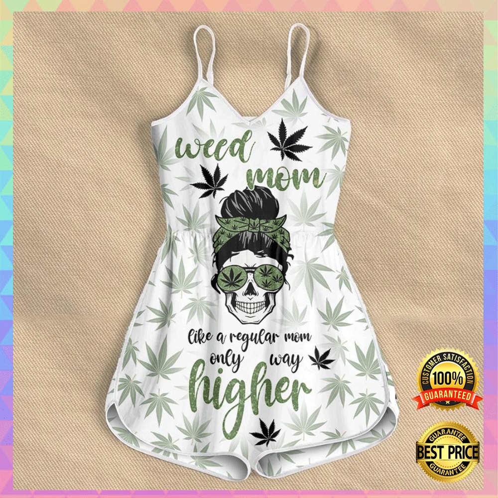 Weed mom like a regular mom only way higher romper2